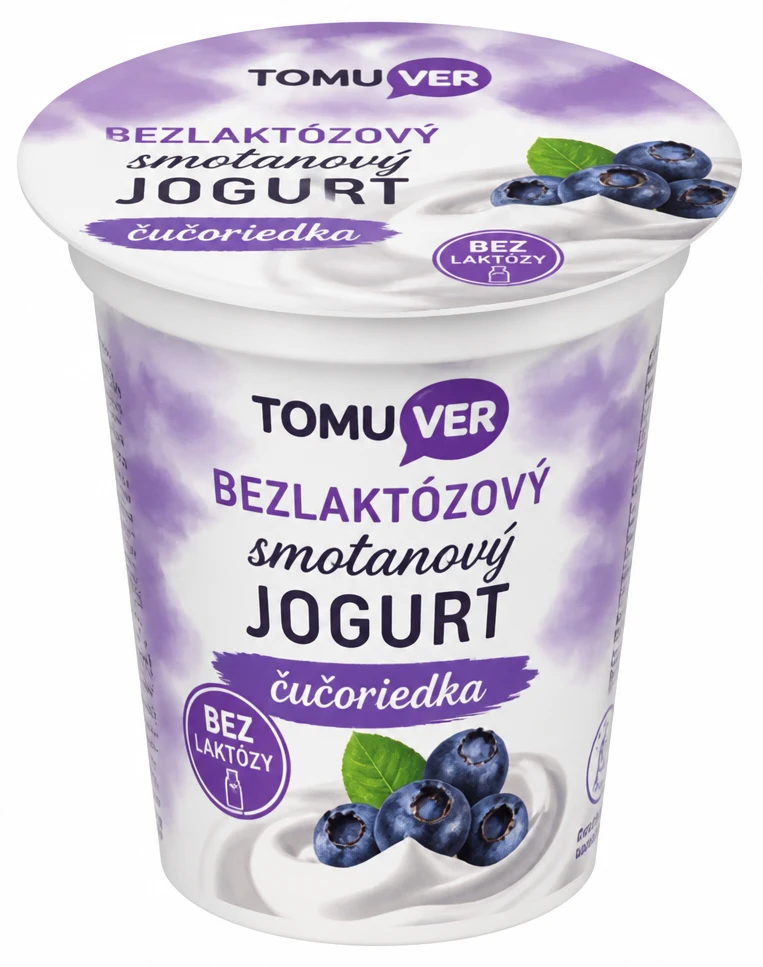 TOMU VER Bezlaktózový smotanový jogurt 3 druhy