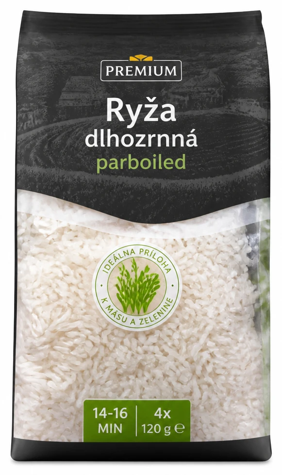 PREMIUM Ryža dlhozrnná parboiled
