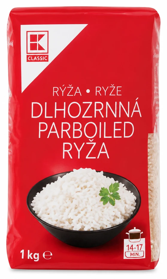 Parboiled ryža