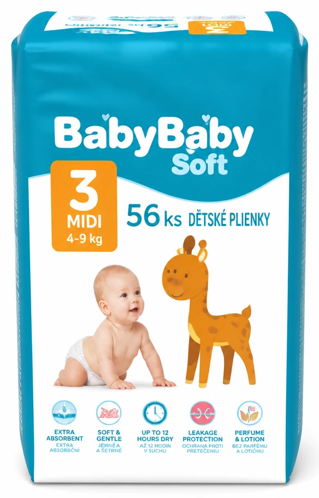 BABYBABY SOFT DETSKÉ PLIENKY