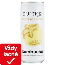 Spraga Ginger and Lemon bio kombucha 330 ml