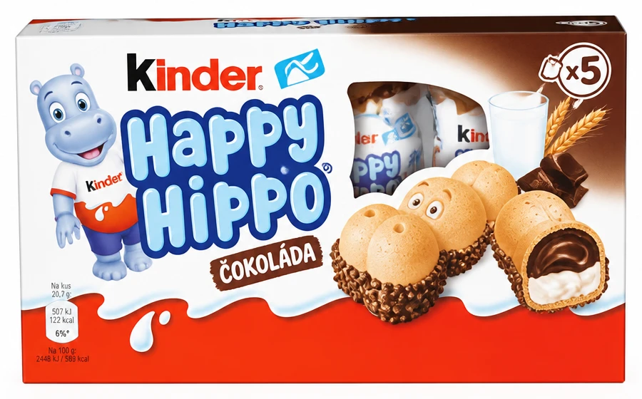 Happy Hippo čokoláda