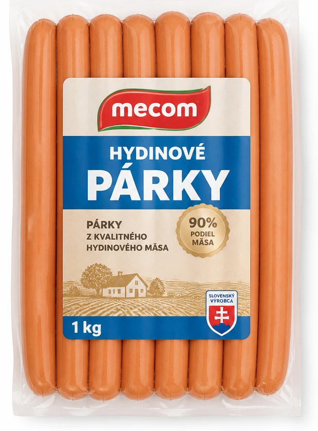 Mecom Hydinové párky
