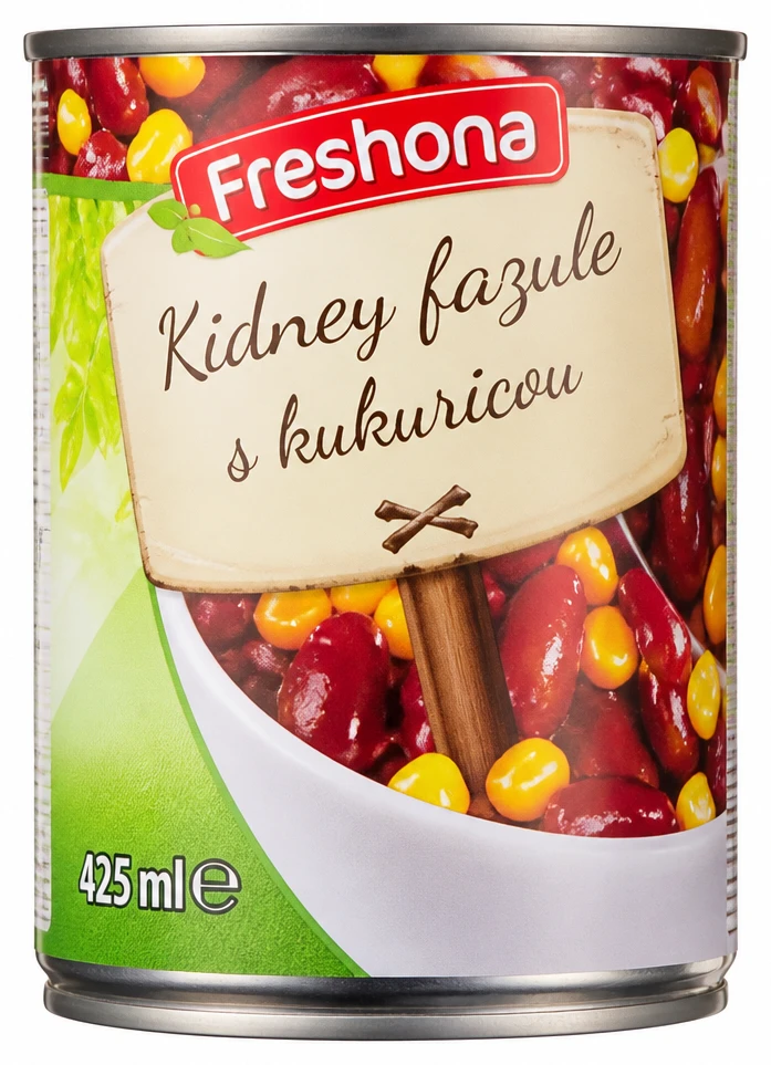 Kidney fazule s kukuricou