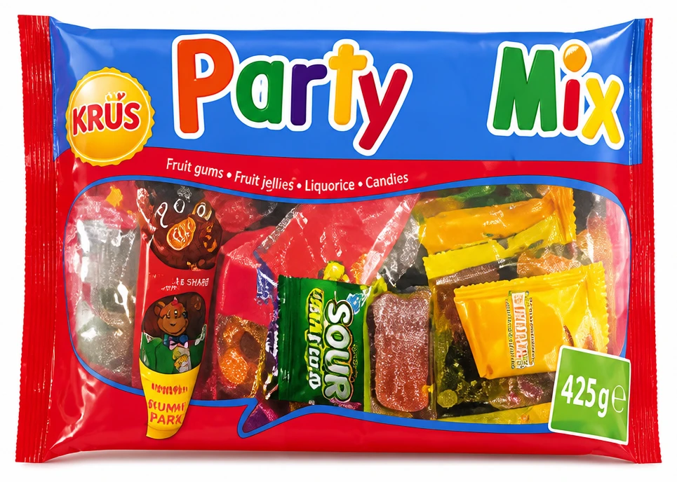 Party Mix želé bonbóny