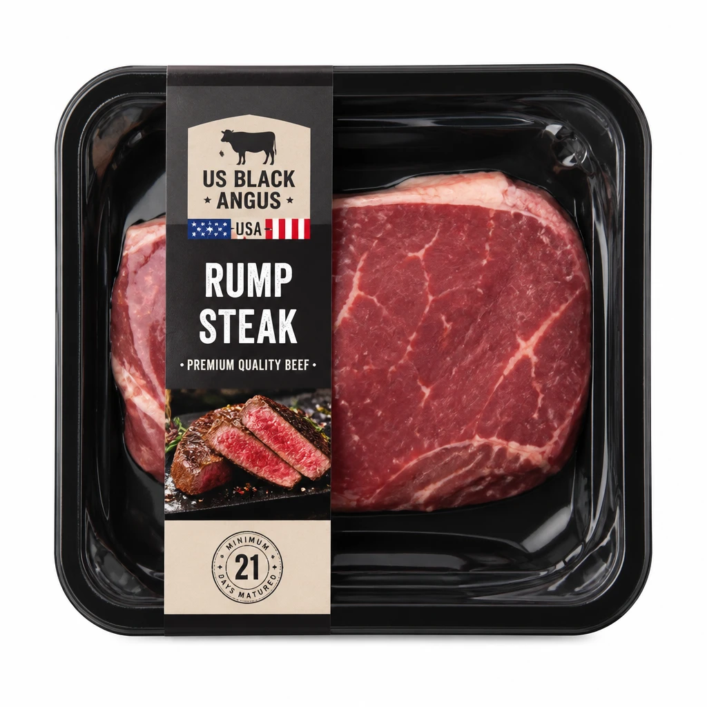 US BLACK ANGUS RUMP STEAK 250G
