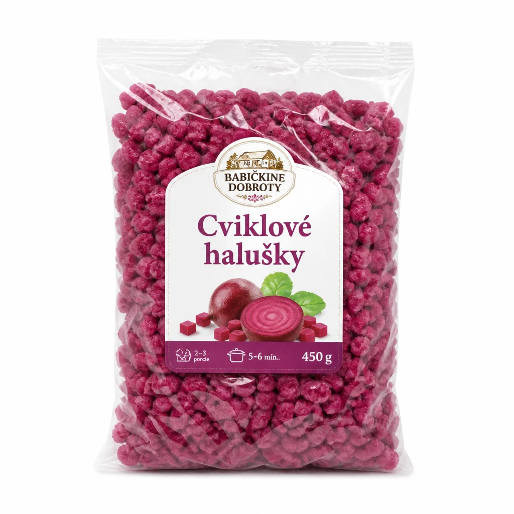 CVIKLOVÉ HALUSKY 450G