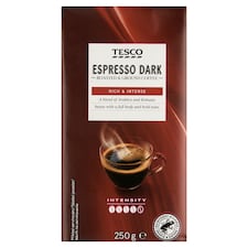 Espresso Dark zmes praženej mletej kávy 250 g
