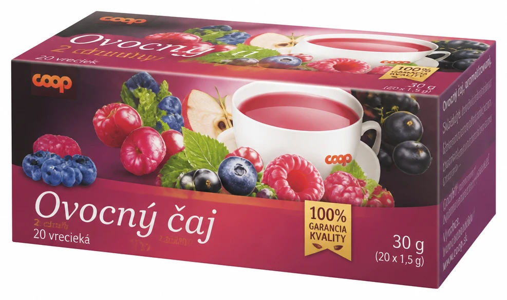 Ovocný čaj 2 druhy