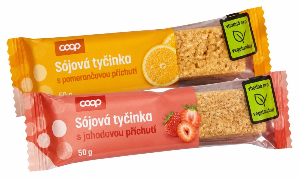 Sójová tyčinka 2 druhy
