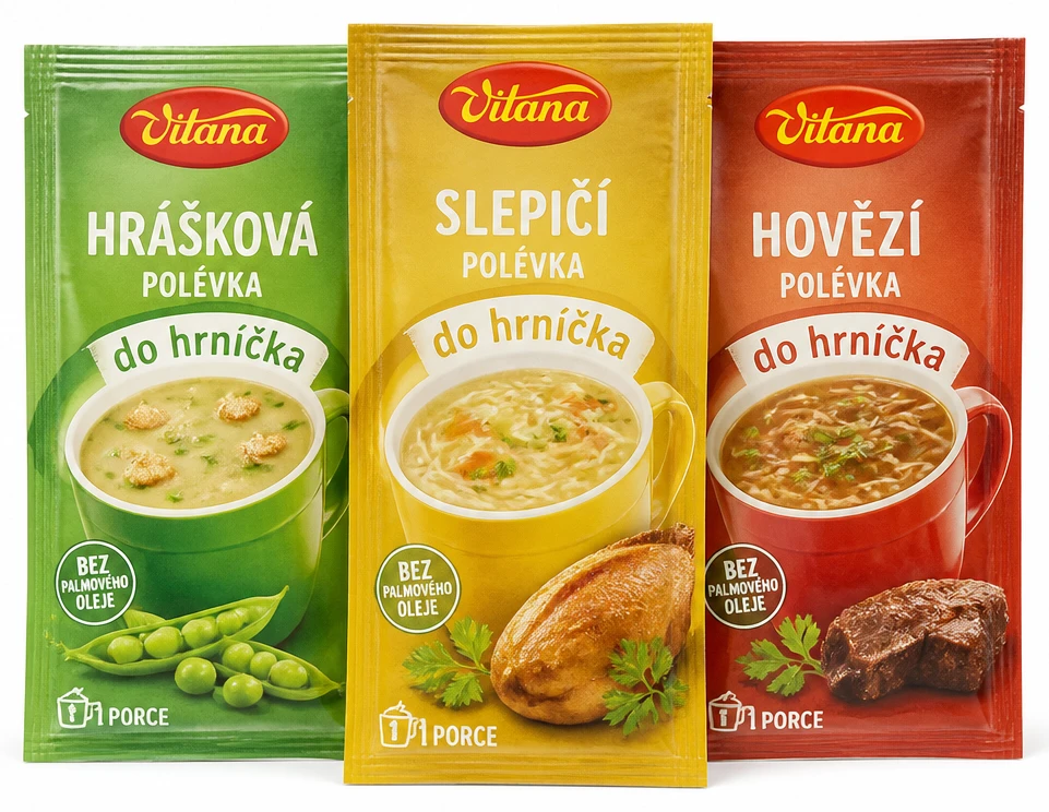 Vitana polievka do hrnčeka 3 druhy
