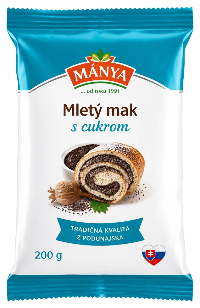 Mletý mak s cukrom