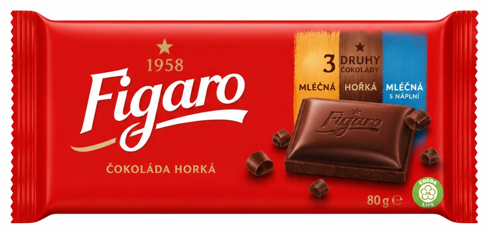Figaro čokoláda 3 druhy
