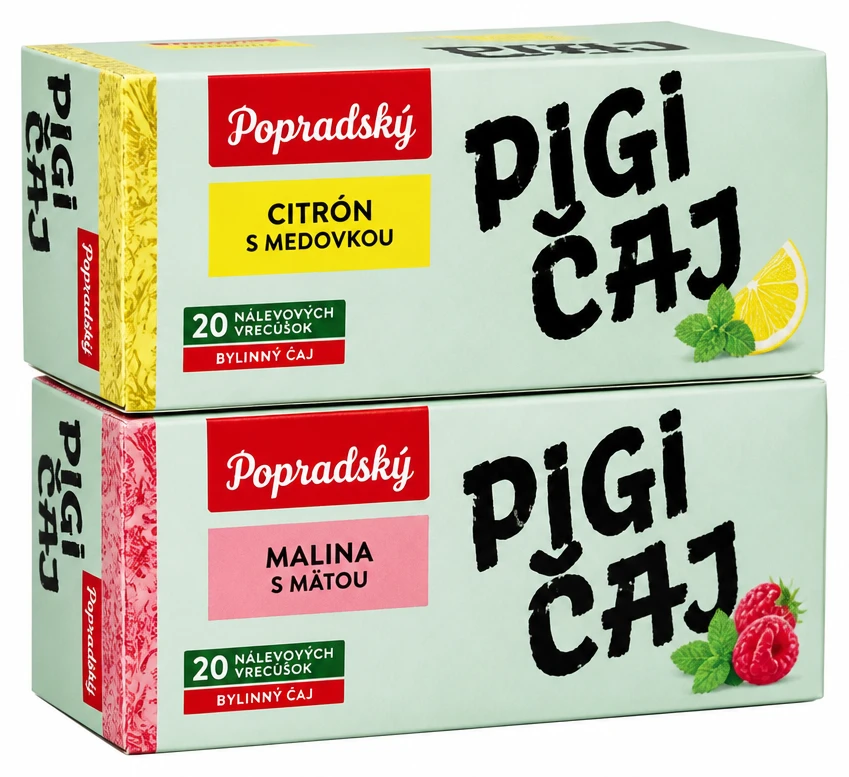 Pigi čaj 2 druhy