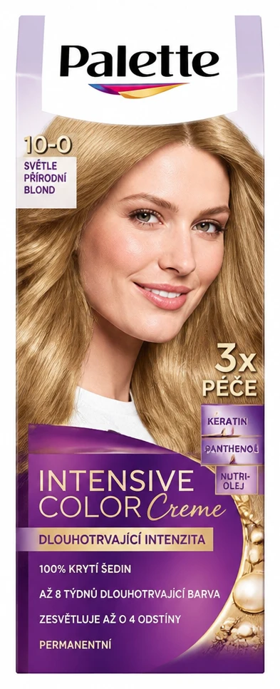 Palette farba na vlasy