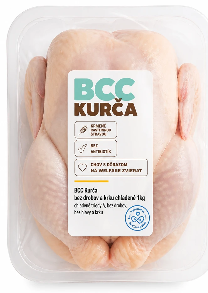 BCC Kurča bez drobov a krku chladené