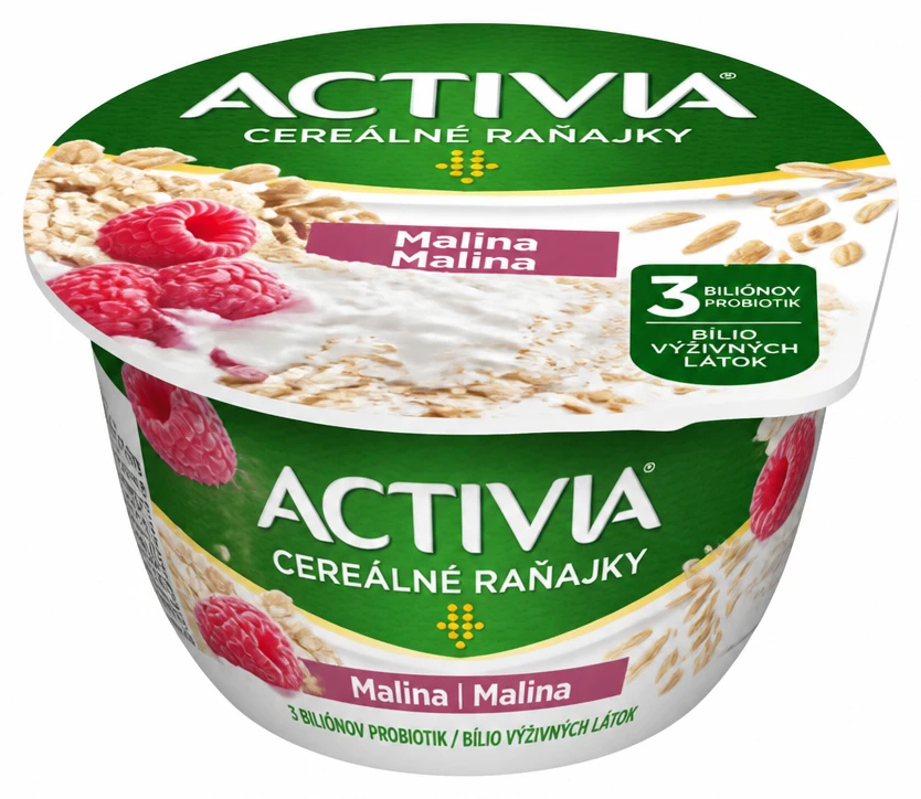 Activia cereálne raňajky 2 druhy
