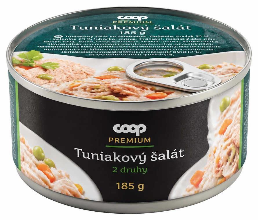 Tuniakový šalát 2 druhy