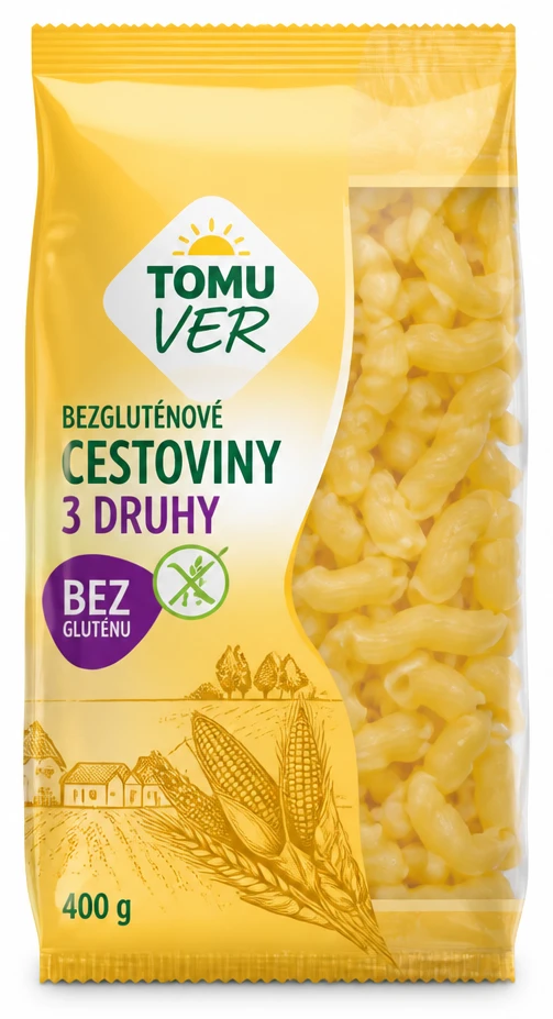 TOMU VER Bezgluténové cestoviny 3 druhy