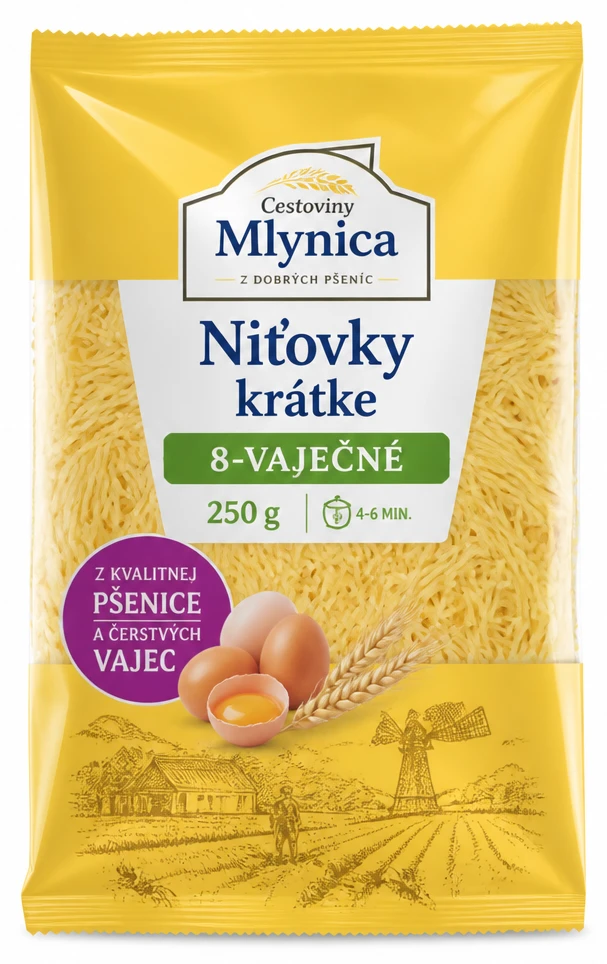 Niťovky krátke 8-vaječné