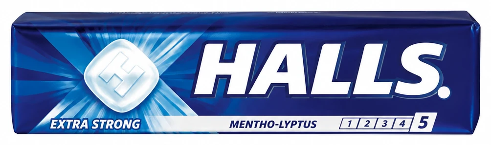 Halls cukríky 2 druhy