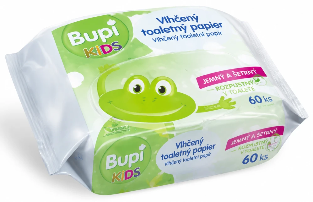 Bupi Kids vlhčený toaletný papier