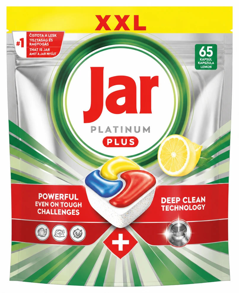 Jar Platinum Plus Lemon kapsuly do umývačky riadu