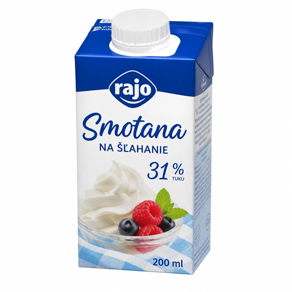 Smotana na šľahanie 31 %