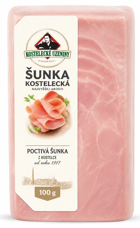 KOSTELECKÉ UZENINY ŠUNKA KOSTELECKÁ NAJVYŠŠEJ AKOSTI